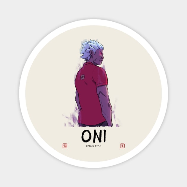 Oni - Casual Style Magnet by HeyJay